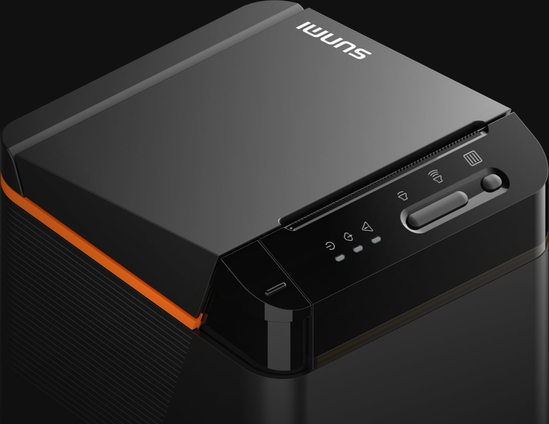 SUNMI Kitchen Printer - 80mm Cloud Printer with Bluetooth, USB, LAN, and More